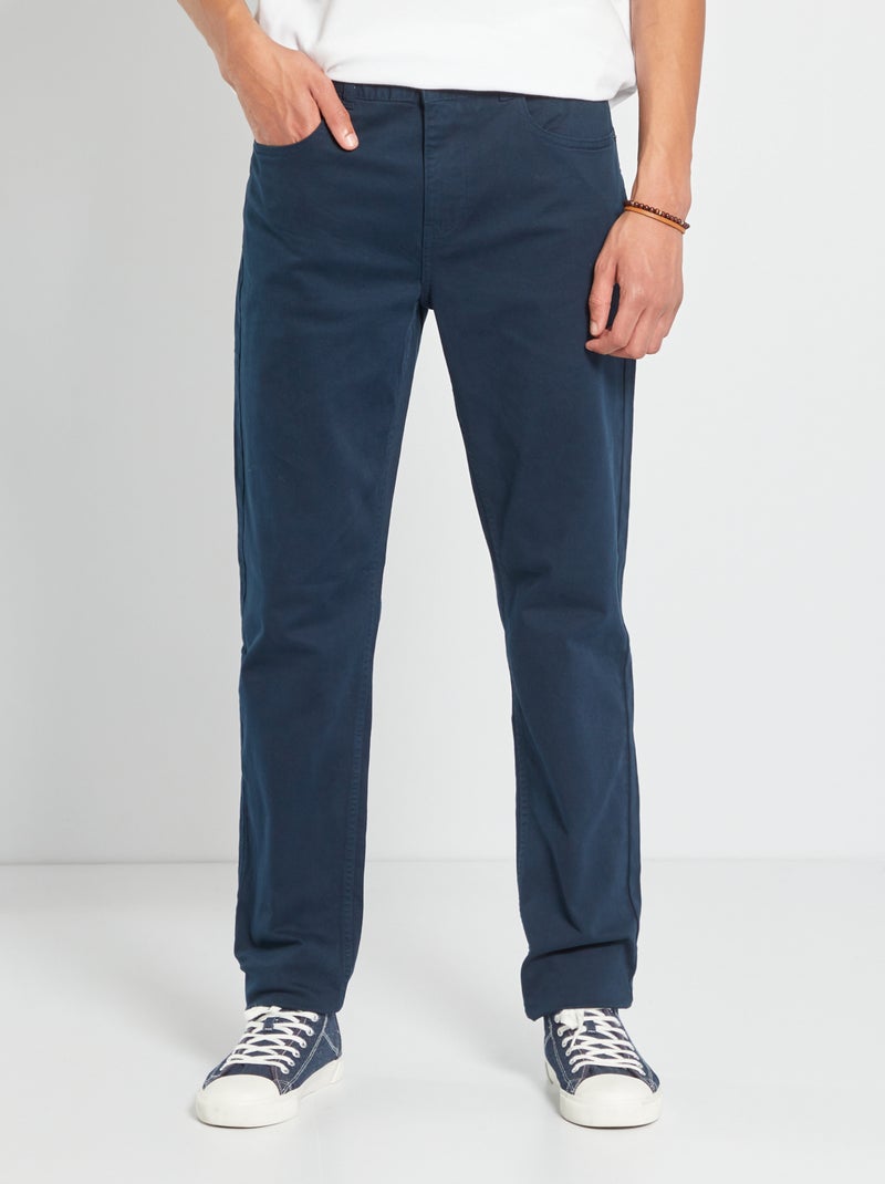 Pantaloni slim L36 per persone più alte di 190 cm BLU - Kiabi