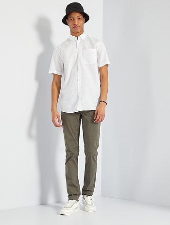 Pantaloni slim L38 +195cm