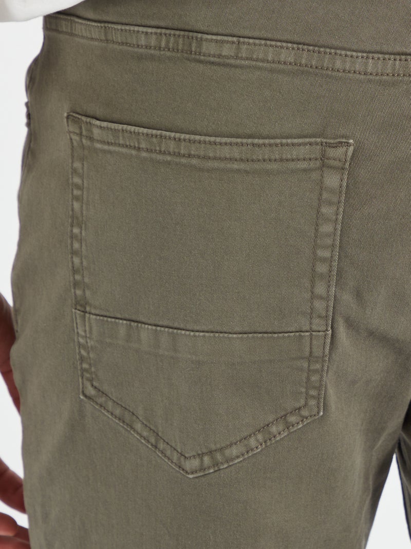Pantaloni slim L38 +195cm KAKI - Kiabi