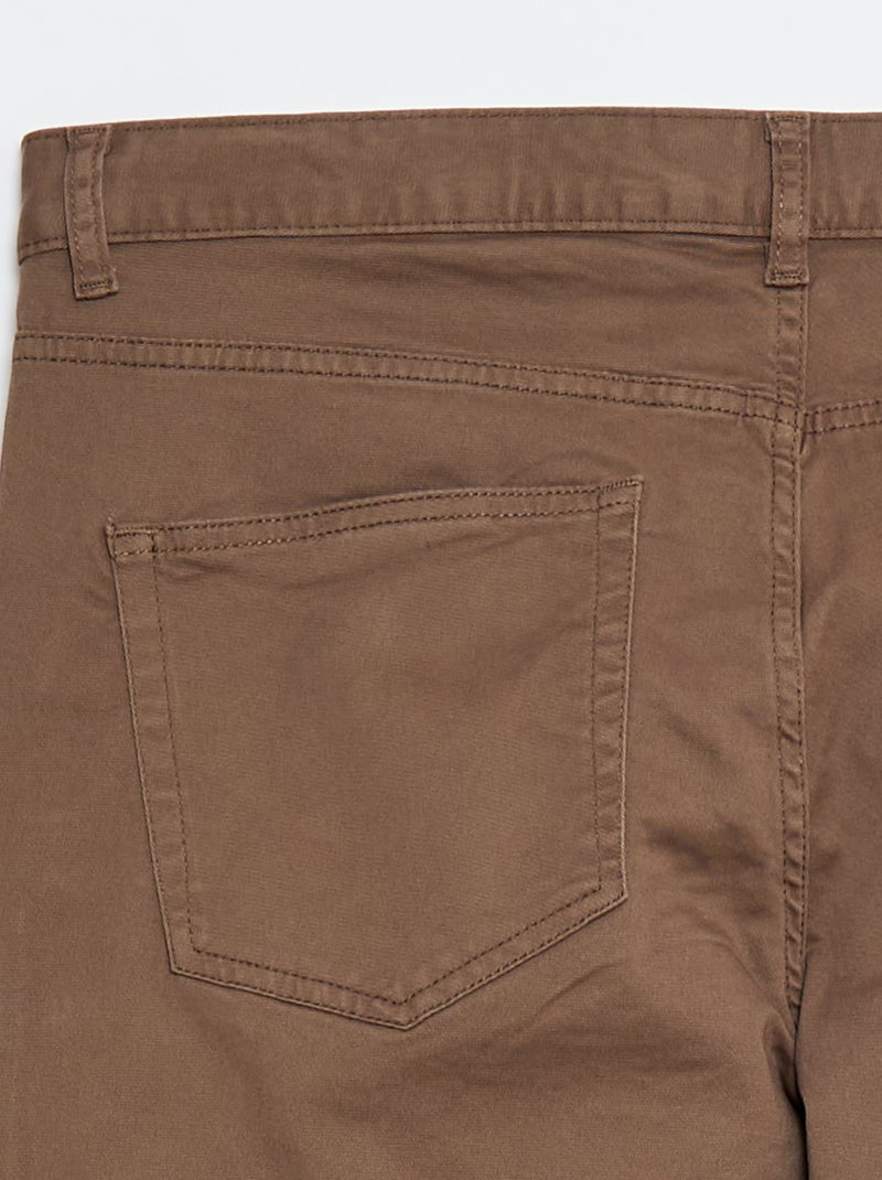 Pantaloni slim L38 +195cm Marrone - Kiabi
