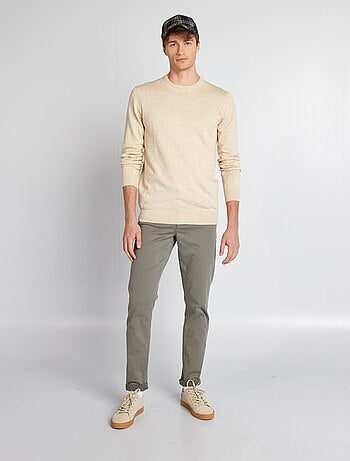 Pantaloni slim L38 +195cm