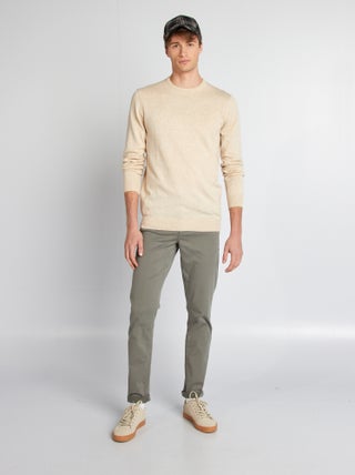 Pantaloni slim L38 +195cm