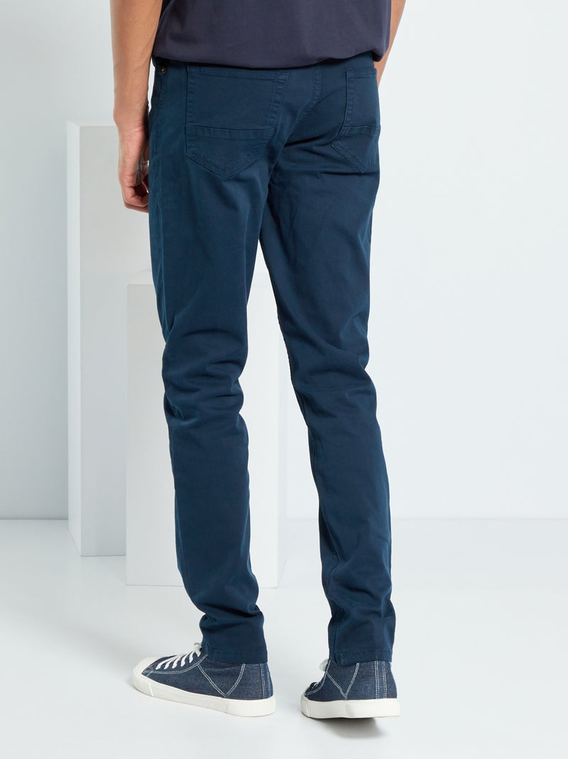 Pantaloni slim L38 per altezze di 2m e più BLU - Kiabi