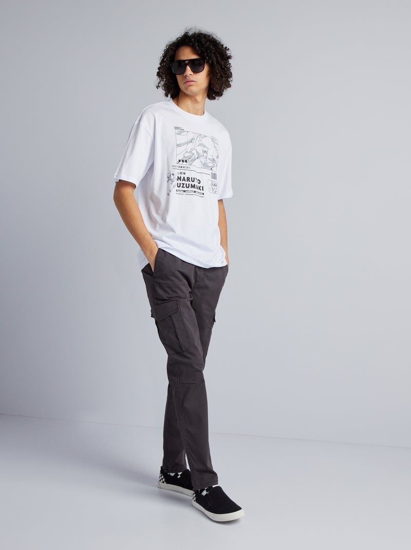 Pantaloni slim multitasche NERO - Kiabi