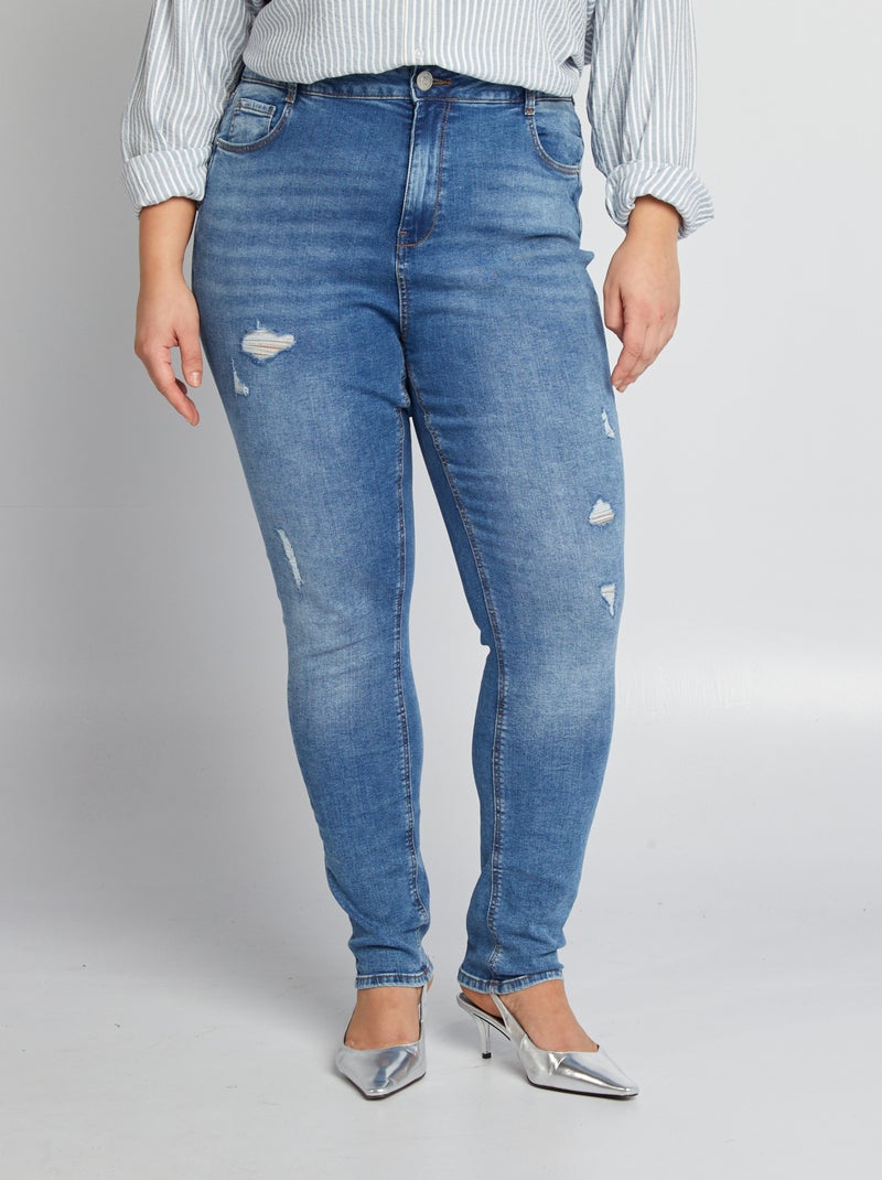 Pantaloni slim stretch BLU - Kiabi