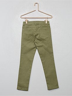 Pantaloni slim tinta uni - Kiabi