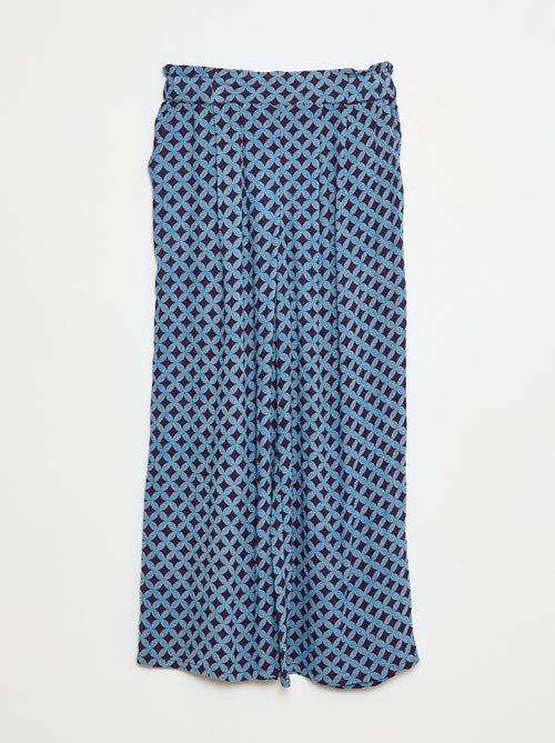 Pantaloni smart leggeri wax - Kiabi