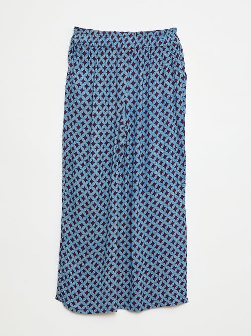 Pantaloni smart leggeri wax - Kiabi