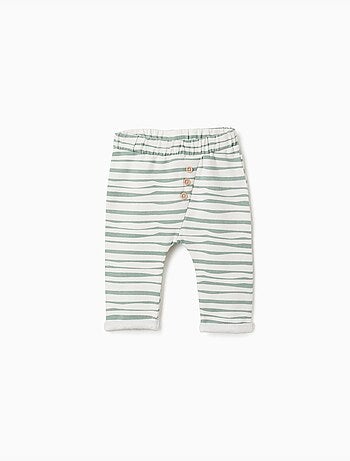 Pantaloni spazzolati a righe