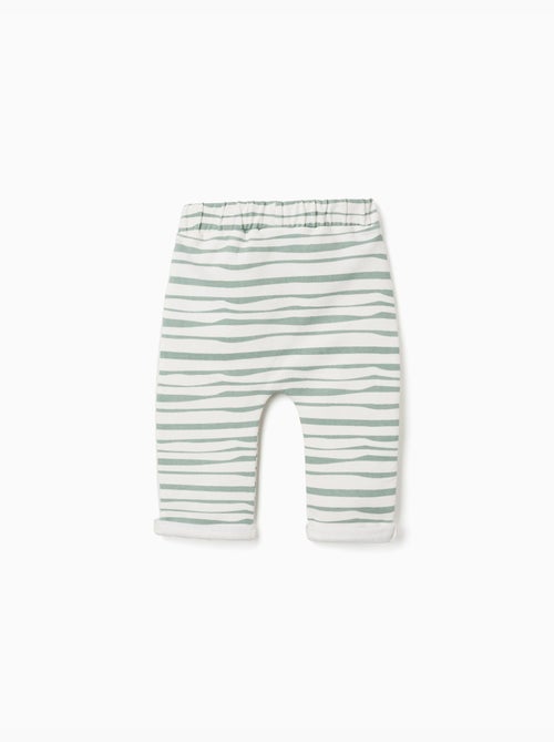 Pantaloni spazzolati a righe - Kiabi Pantaloni spazzolati a righe - Kiabi