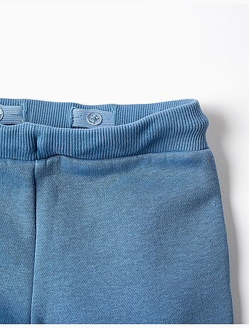 Pantaloni spazzolati jogging con stampa art thinker