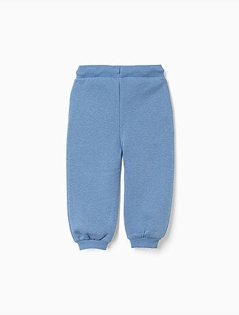 Pantaloni spazzolati jogging con stampa art thinker