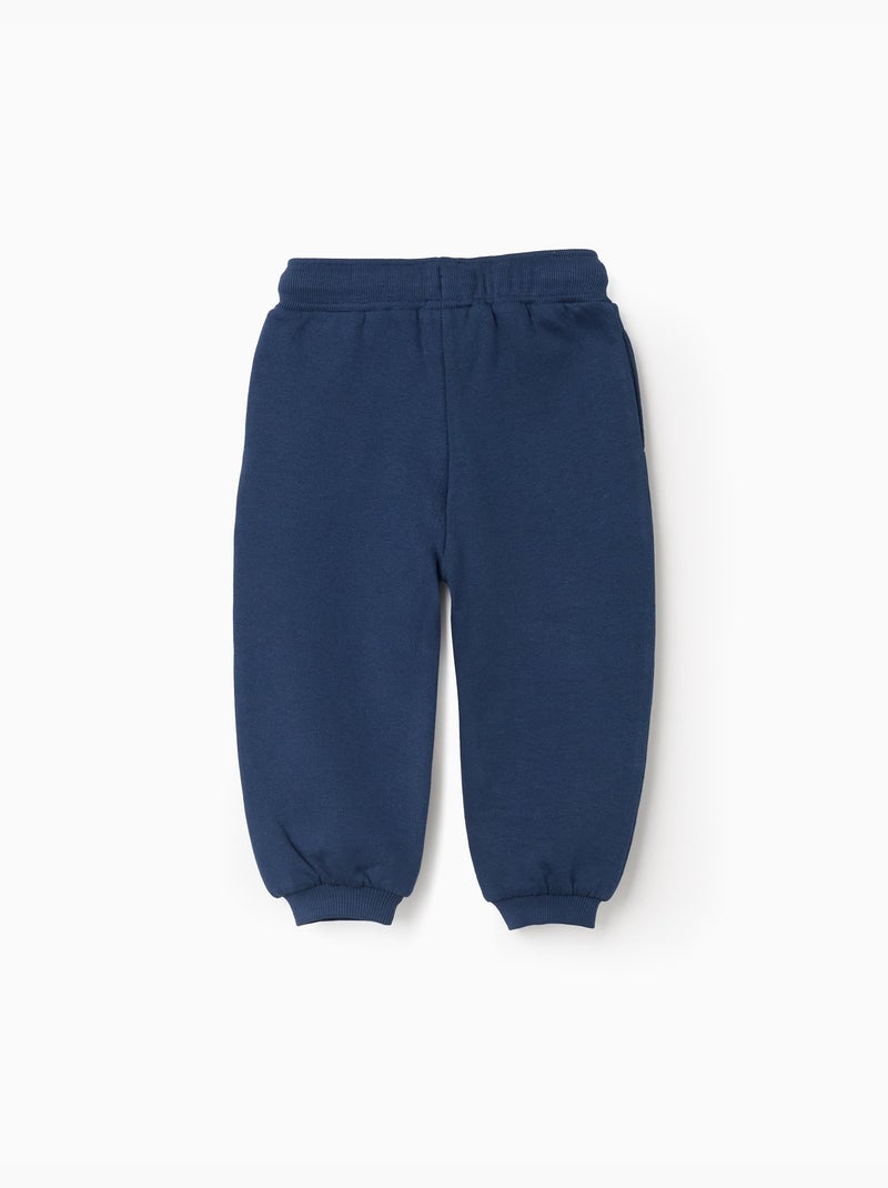 Pantaloni spazzolati jogging con stampa super friends Blu scuro - Kiabi