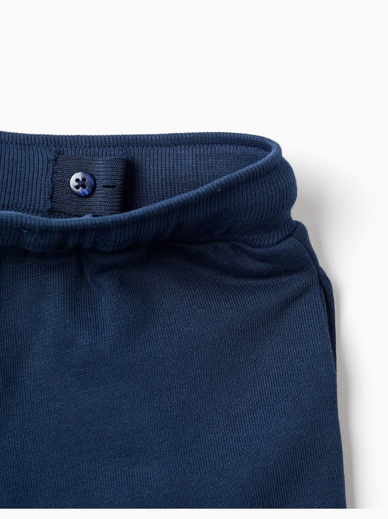 Pantaloni spazzolati jogging con stampa super friends Blu scuro - Kiabi