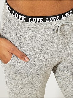 Pantaloni sport tessuto felpato - Kiabi