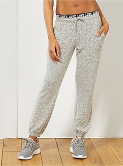 Pantaloni sport tessuto felpato - Kiabi