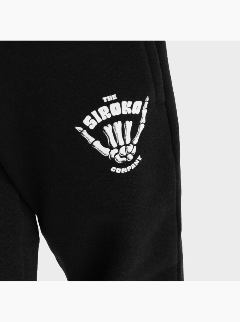 Pantaloni sportivi bambine lifestyle bambini e bambine rockstar-g Nero - Kiabi