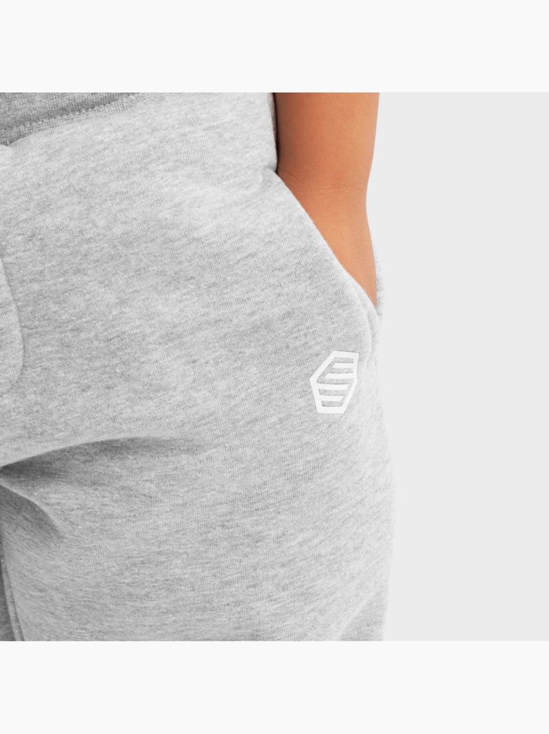 Pantaloni sportivi bambine lifestyle bambini e bambine snug-g Bianco Grigio - Kiabi