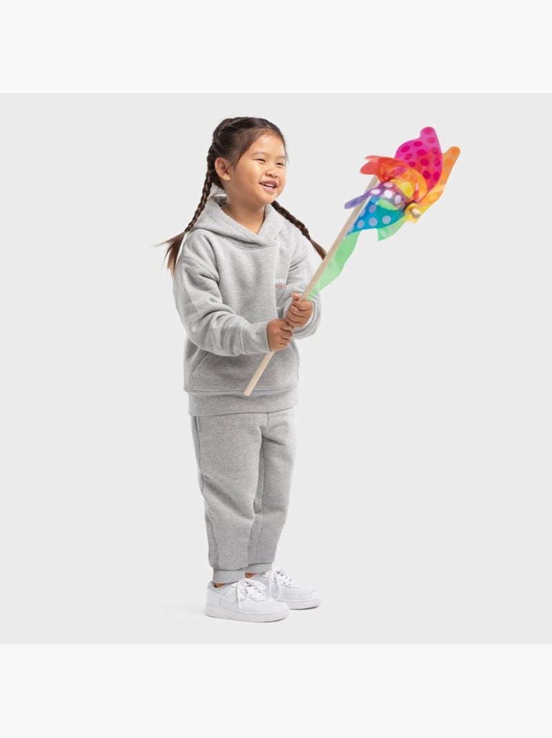 Pantaloni sportivi bambine lifestyle bambini e bambine snug-g Bianco Grigio - Kiabi