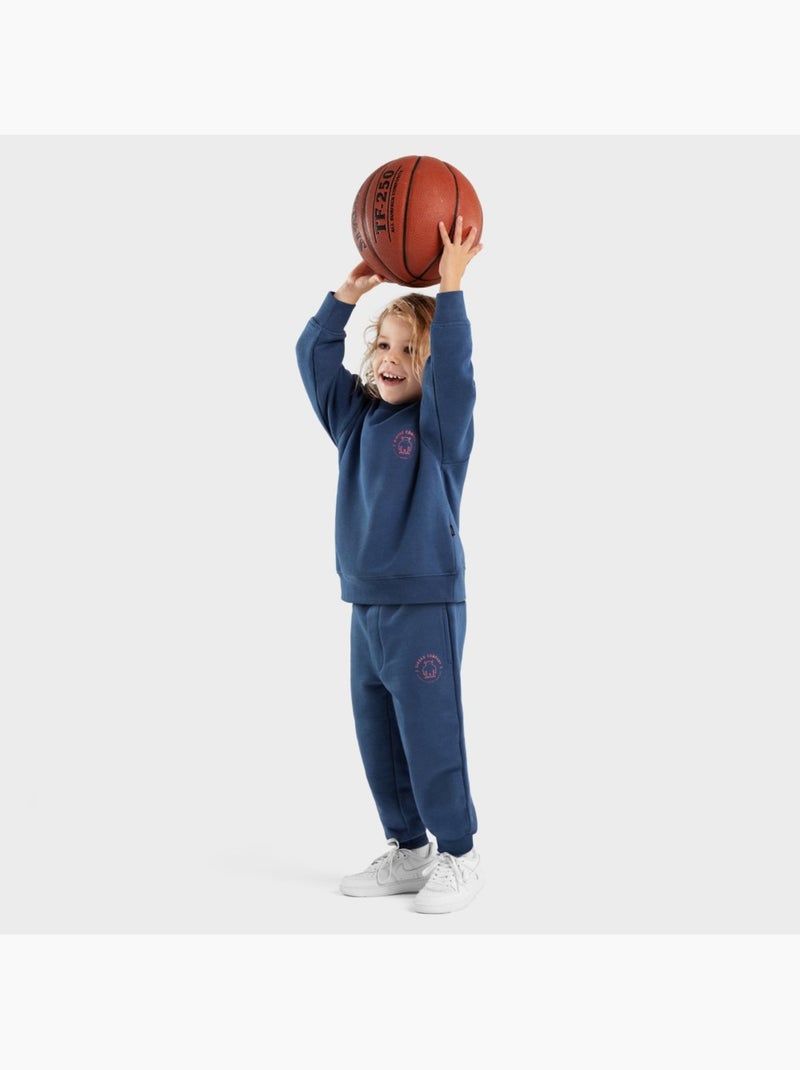 Pantaloni sportivi bambini lifestyle bambini e bambine boo Blu - Kiabi