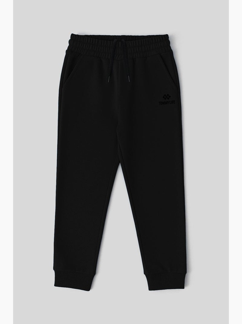 Pantaloni sportivi bambino tommy Nero - Kiabi
