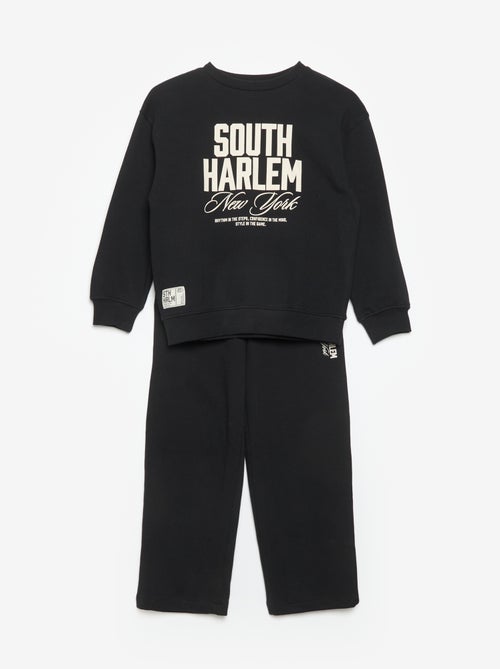 Pantaloni sportivi da uomo in felpa French Terry con vita elasticizzata - Kiabi