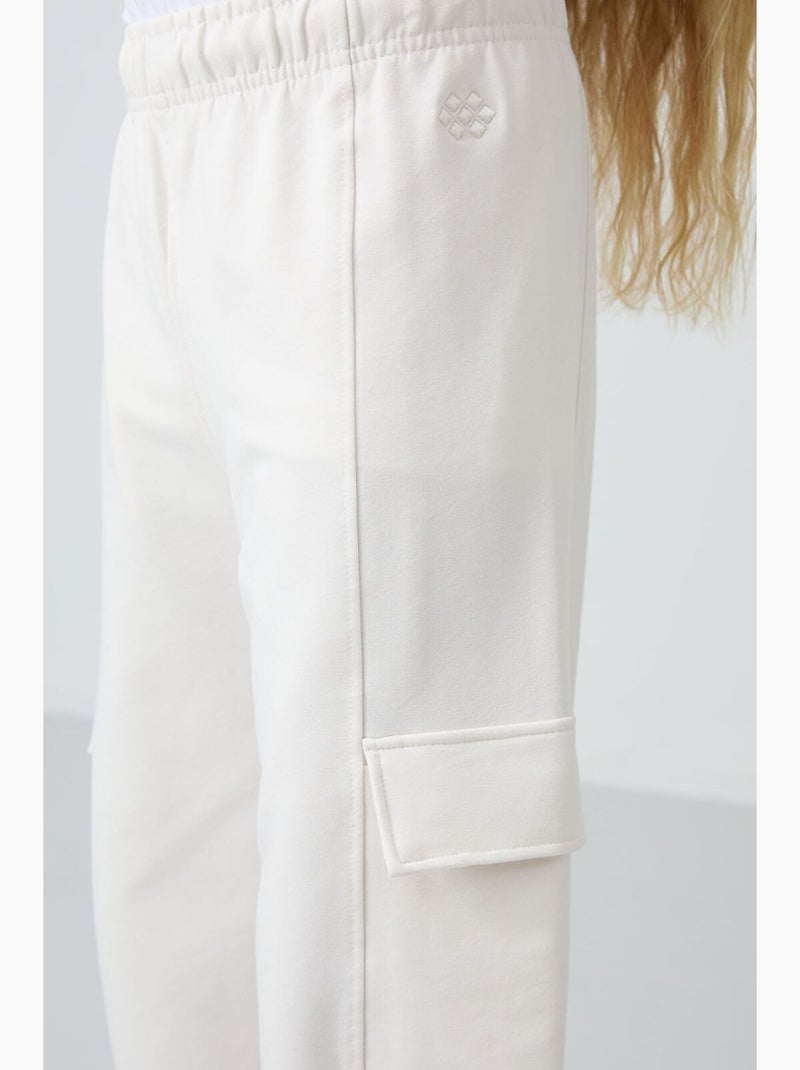 Pantaloni sportivi in misto cotone tommy Bianco sporco - Kiabi