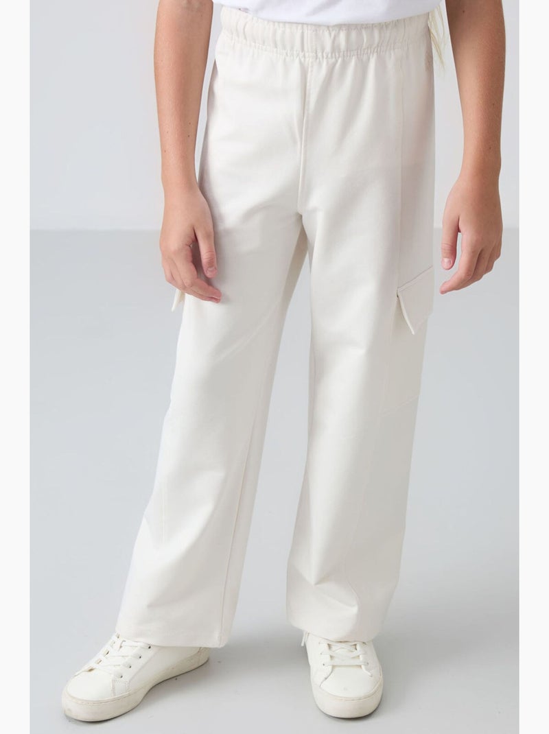 Pantaloni sportivi in misto cotone tommy Bianco sporco - Kiabi
