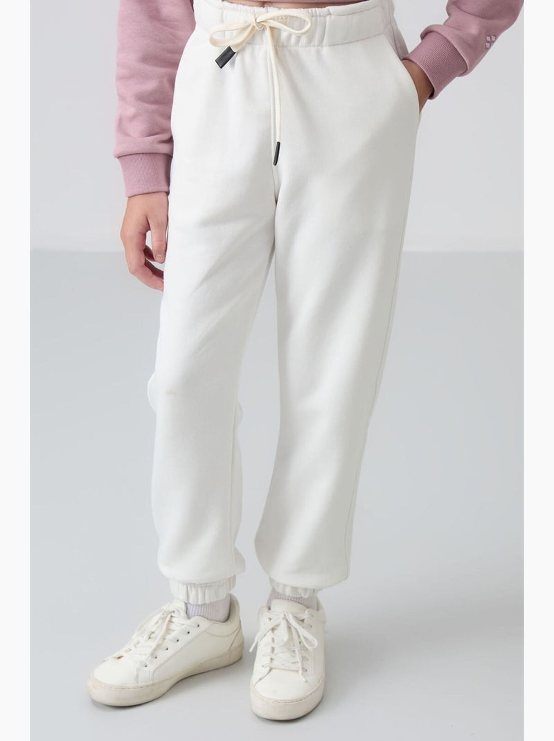 Pantaloni sportivi in misto cotone tommy Bianco sporco - Kiabi