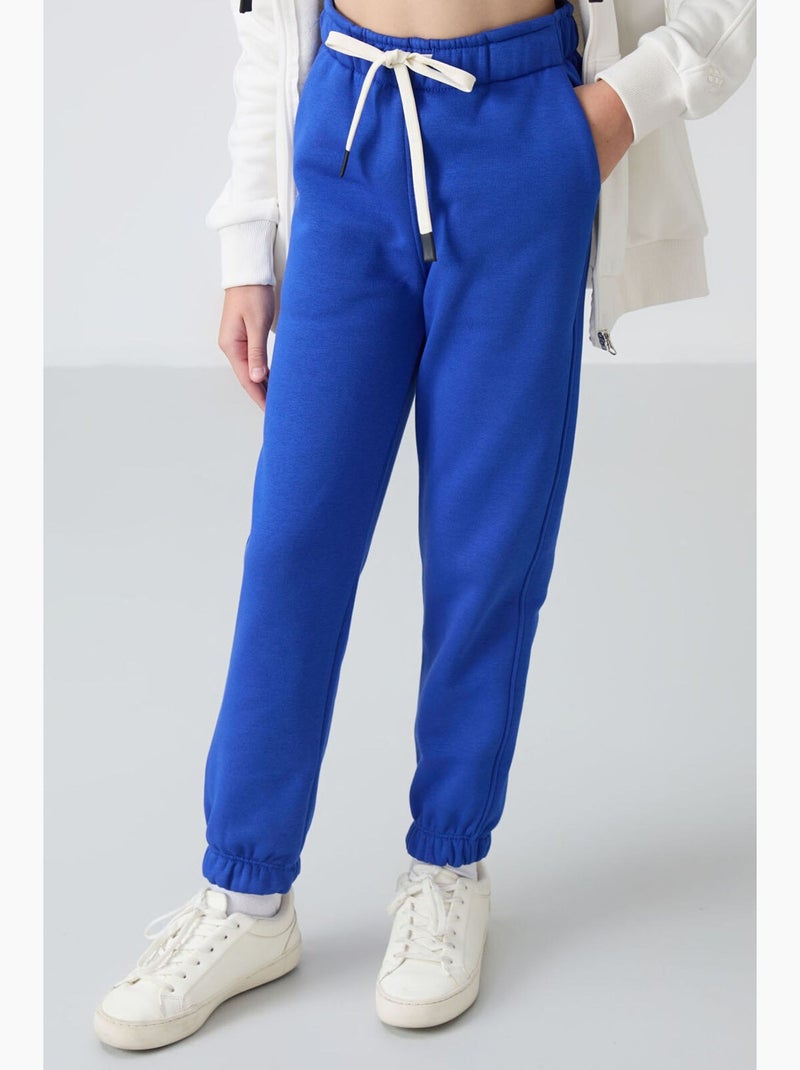 Pantaloni sportivi in misto cotone tommy Blu cobalto - Kiabi