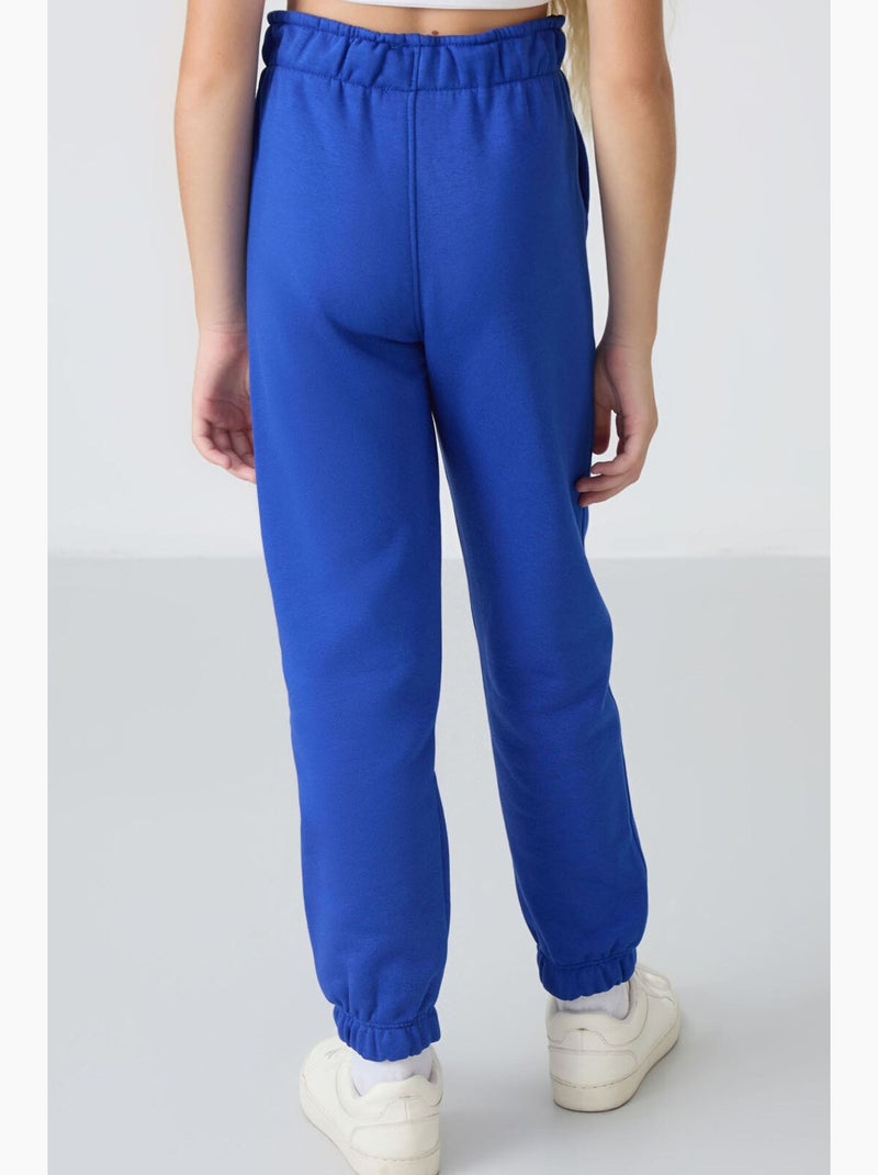 Pantaloni sportivi in misto cotone tommy Blu cobalto - Kiabi