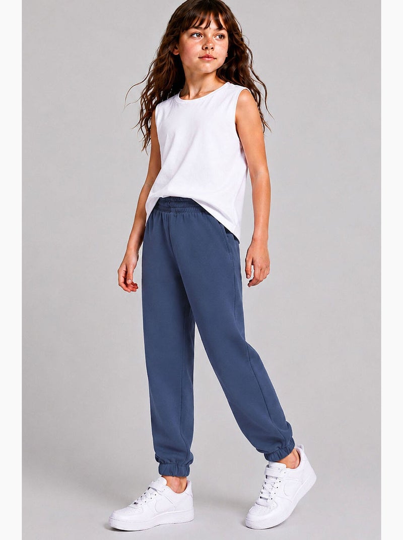 Pantaloni sportivi in misto cotone tommy Blu scuro - Kiabi