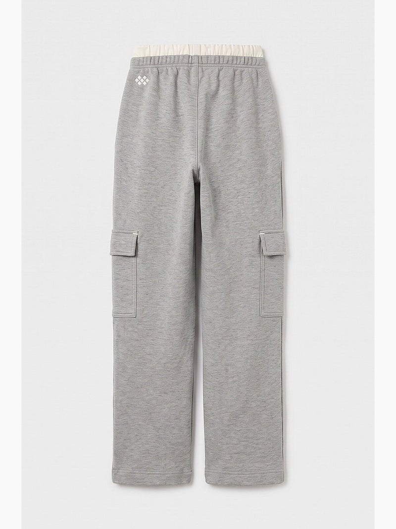 Pantaloni sportivi in misto cotone tommy Grigio chiaro - Kiabi