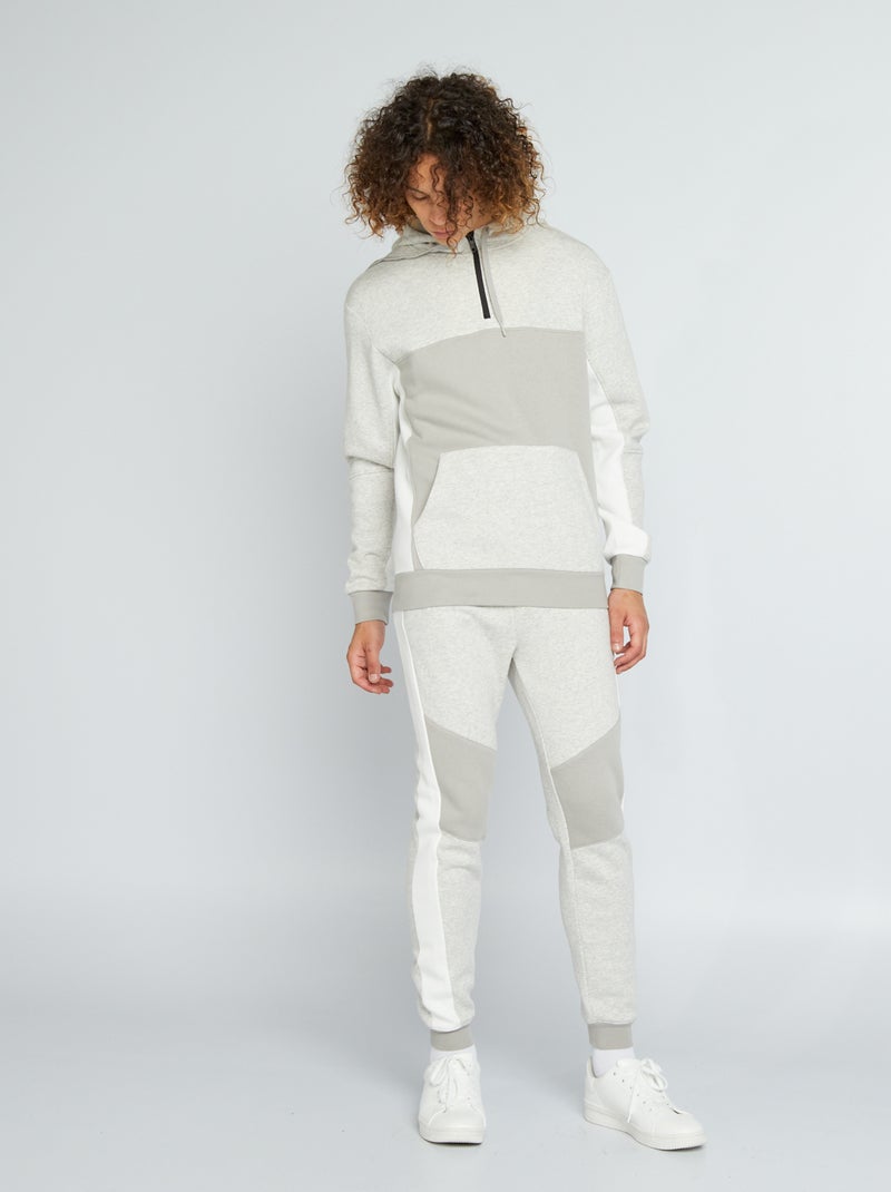 Pantaloni sportivi in tessuto felpato GRIGIO - Kiabi