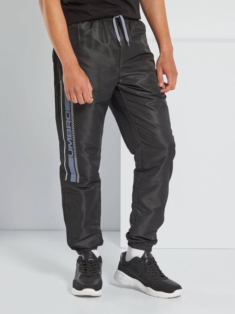 Pantaloni sportivi 'Umbro' in microfibra NERO - Kiabi