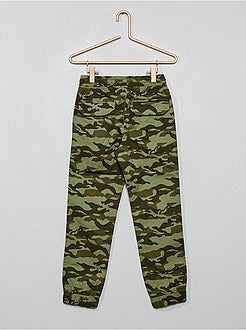 Bambino 3-12 anni - Pantaloni stampa 'mimetica' - Kiabi