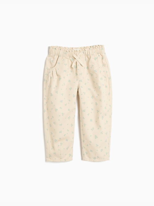 Pantaloni stampati a borsa di carta, mo fashion - Kiabi Pantaloni stampati a borsa di carta, mo fashion - Kiabi