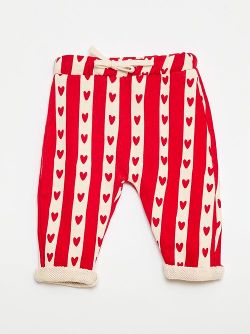 Pantaloni stampati con cuori 'Agathe Sorlet x Kiabi' - San Valentino - Kiabi