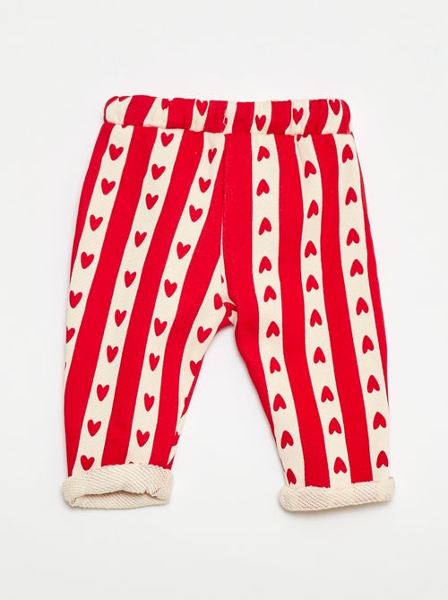Pantaloni stampati con cuori 'Agathe Sorlet x Kiabi' - San Valentino - Kiabi