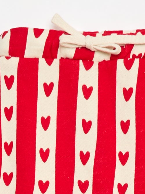 Pantaloni stampati con cuori 'Agathe Sorlet x Kiabi' - San Valentino - Kiabi