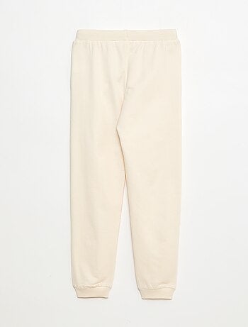 Pantaloni stampati 'Harry Potter' in pile tinta unita