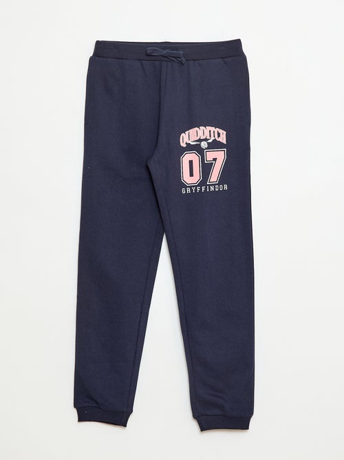 Pantaloni stampati 'Harry Potter' in pile tinta unita - Kiabi