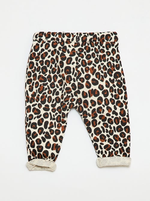 Pantaloni stampati leopardati 'Agathe Sorlet x Kiabi' - San Valentino - Kiabi