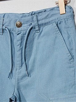 Bambino 3-12 anni - Pantaloni stile cargo in canvas - Kiabi