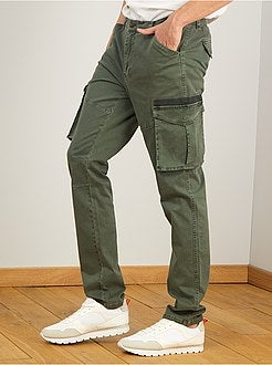 Uomini alti più di 190cm - Pantaloni stile cargo L36 + 1 m 90 - Kiabi