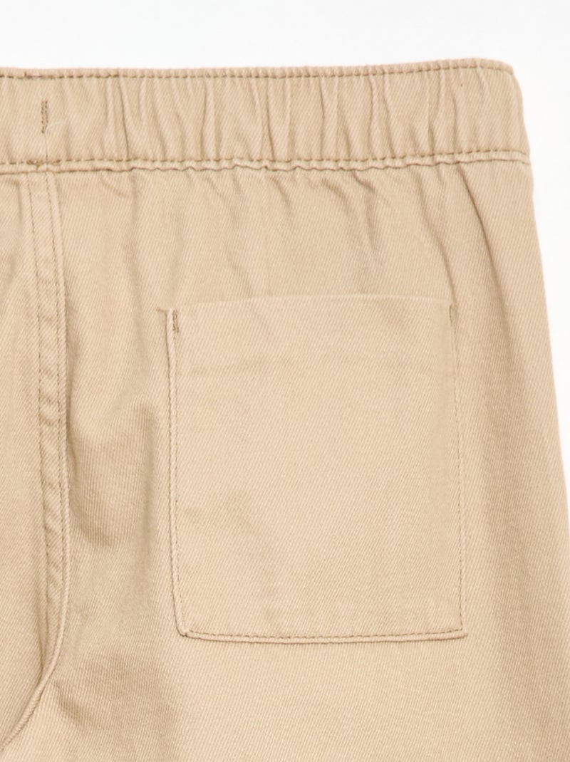 Pantaloni stile jogger Beige - Kiabi
