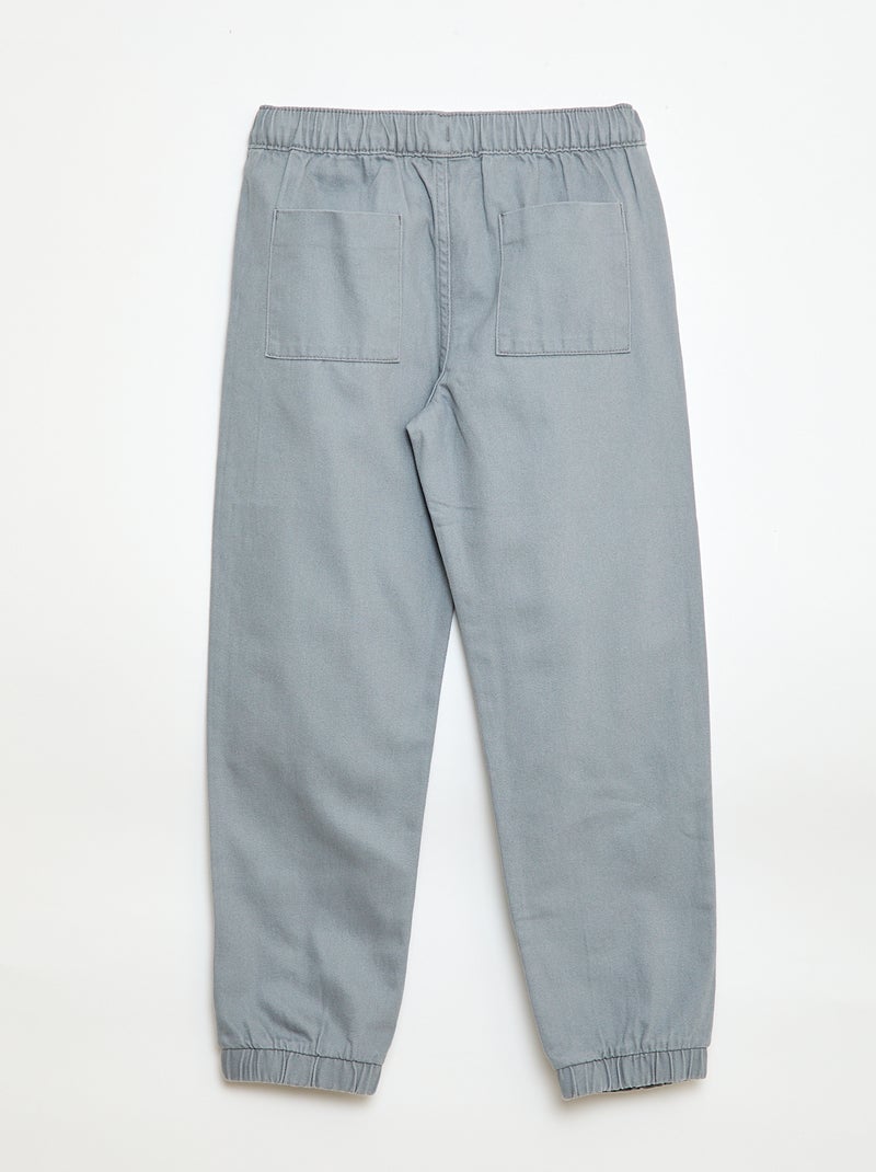 Pantaloni stile jogger Grigio - Kiabi