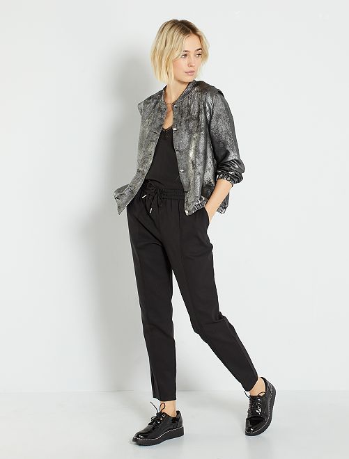 Pantaloni stile jogger - nero - Kiabi - 18.00€