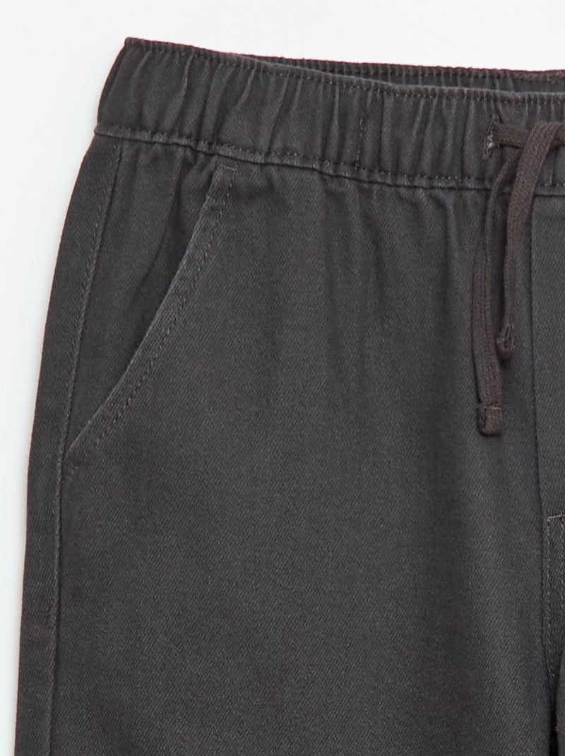 Pantaloni stile jogger Nero - Kiabi