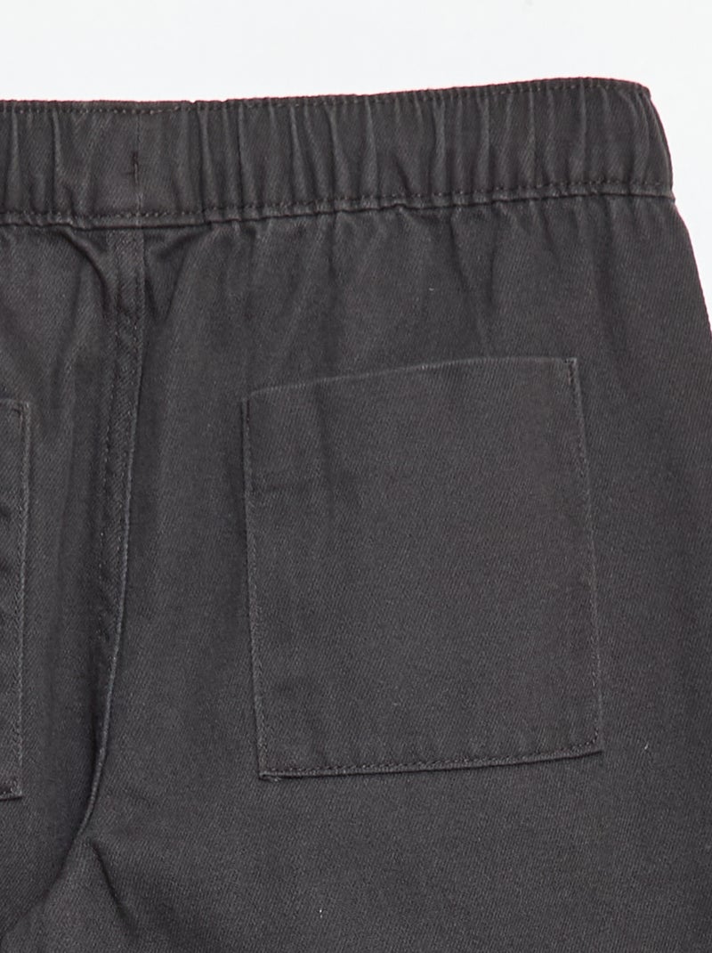 Pantaloni stile jogger Nero - Kiabi